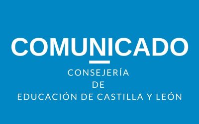 COMUNICADO Consejería de Educación de Castilla y León