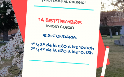 INICIO CURSO SECUNDARIA