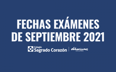 EXÁMENES SEPTIEMBRE 2021