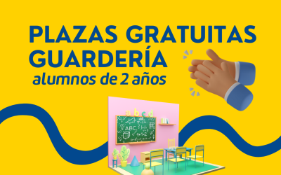 OFERTA DE PLAZAS GRATUITAS ALUMNOS GUARDERÍA (2 AÑOS)