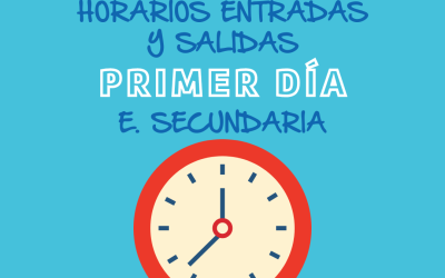 HORARIOS ENTRADAS Y SALIDAS E. SECUNDARIA