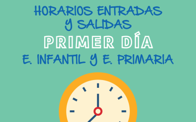 HORARIOS ENTRADAS Y SALIDAS E. INFANTIL Y PRIMARA