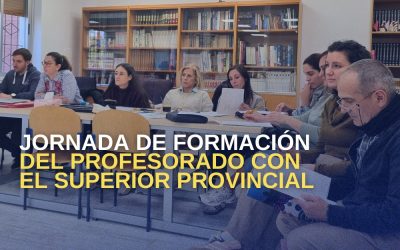 El Superior Provincial de los SCJ imparte una jornada de formación al profesorado del Colegio Sagrado Corazón de Venta de Baños