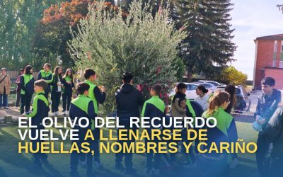El olivo del recuerdo vuelve a llenarse de huellas, nombres y cariño